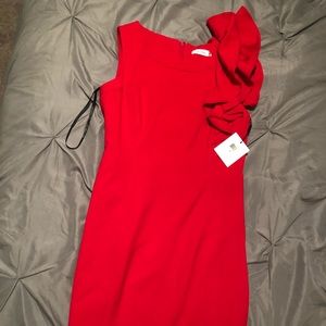 Calvin Klein red dress - size 6